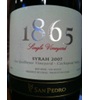 1865 Single Vineyard Syrah by Viña San Pedro 2007